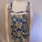 Mossimo Supply Co. Women's Tie Back Blouse, size L Multi-color Apron Style top