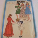 VTG Sewing Pattern Simplicity 8288 Girls Kids Size 7 Dress Pinafore Sundress cut