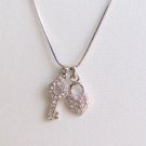 MN01 Heart Locker Key Necklace wholesale price $4.99
