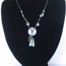 YUN02 Blessing Disc Jade Necklace