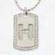 Monogram Initial Letter  / Name Tag Necklace