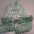 Newborn hats and bootie sets