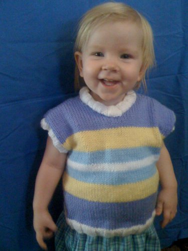 Spring Candy Stripe Vest