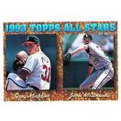 1994 Topps #392 Greg Maddux, Jack McDowell AS