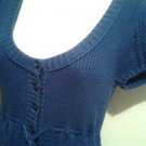 American Eagle Outfitters Blue Shell neck  Short Sleeve Sweater (size S) Used
