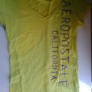 Aeropostale Bright Lime Green V-neck T-shirt(sz L) Gently used