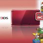 NINTENDO 3DS RED FLAME BUNDLE CONSOLE WITH SUPER MARIO 3D LAND GAME