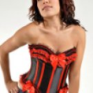 Corset with Red Ribbong