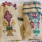Little bags handcrafted from old handmade cotton fabric with traditional design