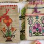 Little bags handcrafted from old handmade cotton fabric with traditional design