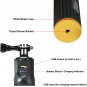 6000mAh Battery Hand Grip for GoPro, Action Cameras, Camcorders, Smartphones