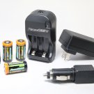 4X Batteries + Charger for Nikon F55 F6 F60 F65 F70 F80 N70 N75 N75QD N80 N80QD