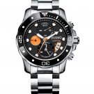 JIUSKO Deep Sea Men's Multifunction Quartz Chronograph 300m Dive Watch - 72LSB12