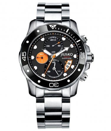 JIUSKO Deep Sea Men's Multifunction Quartz Chronograph 300m Dive Watch - 72LSB12