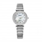 JIUSKO Luxury Analog Quartz Watches For Women Diamond Markers - 162S01