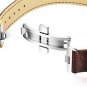 JIUSKO Men's Automatic Dress Watch Sapphire Skeleton Leather Strap - 252LG0107