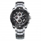 JIUSKO Men's Multifunction Quartz Tachymeter Chronograph Dress Watch - JSP9LSB