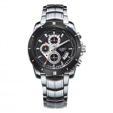 JIUSKO Men's Multifunction Quartz Tachymeter Chronograph Dress Watch - JSP9LSB