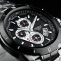 JIUSKO Men's Multifunction Quartz Tachymeter Chronograph Dress Watch - JSP9LSB