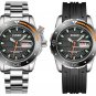 JIUSKO Men's Deep Sea Analog Quartz Dive Watch Set Big Day Date 300m - 120LB02