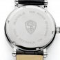 JIUSKO Mens Brown Black Leather Quartz Dress Watch Roman Numerals - 3LS0102
