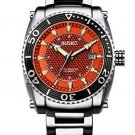 JIUSKO Mens Automatic 21 Jewel Stainless Steel 200m Dive Watch - 39LSB12