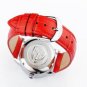 Jiusko Women's 119MS0111 Skeleton Analog Display Automatic Self Wind Red Watch