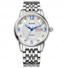 Jiusko Men's 118LS01 Analog Display Automatic Self Wind Silver Watch + Case
