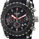 JIUSKO Deep Sea Men's Multifunction Black Watch with Silicone Strap - 51LB1102