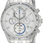 JIUSKO Men's Quartz Tachymeter Chronograph Silver Dress Watch - 108MS01