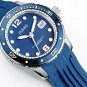 JIUSKO Divers - Mens Quartz 300m Sapphire Dive Watch Aqua Blue - 110MSB1313