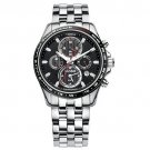JIUSKO Mens Multifunction Tachymeter Chronograph Dress Watch 24 Hr - 108MS02