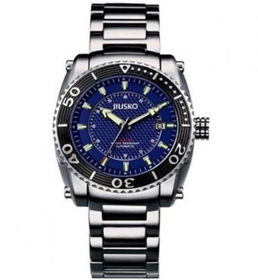 JIUSKO Deep Sea Series Men's Automatic Stainless Steel 200m Dive Watch 39LSB08