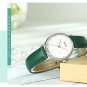 JIUSKO Swiss - Womens Quartz Leather Dress Wrist Watch - Sapphire - 398SBZ1REW