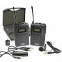 Vidpro XM-W4 Professional UHF Wireless Microphone System + Lavalier + Hard Case