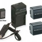 TWO 2 Batteries + Charger for Hitachi DZ-BP16 DZBP14 DZBP14S DZBP14R DZBP14SW