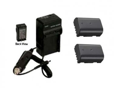 TWO 2 DMW-BLF19 DMW-BLF19E DMW-BLF19PP Batteries + Charger for Panasonic DMC-GH3