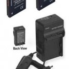 2 Batteries +Charger for Panasonic DMCFX580 DMCFX60 DMC-FX60N DMC-FX60P DMC-FX60
