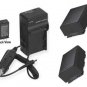 2 Batteries + Charger for Samsung HMXH205RN HMXH205LN HMX-H220 HMX-H220BN/XAA
