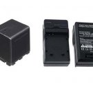 Battery VW-VBN260 VW-BN260EK + Charger for Panasonic HS900 SD800 SD900 HDC-TM900