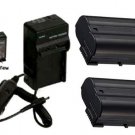 TWO 2X Batteries + Charger for Nikon D500 DSLR Digital Camera