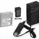 Battery + Charger for Samsung SC-HMX10A HMX-H106BP SMX-F3 SMX-F33 SMX-F33BN