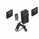 2 Batteries + Charger for Panasonic DMC-FS10 DMC-FS10A DMCFS10D DMC-FS10D