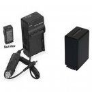 NP-FV100 Battery + Charger for Sony HDR-PJ510 HDR-PJ540 HDR-PJ580 HDR-PJ600