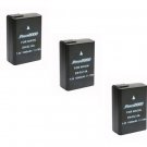 THREE 3X EN-EL14A Batteries for Nikon Df D3300 D5300 D5500 P7800 Digital Camera