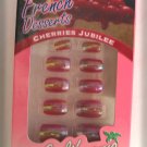 10X Fing'rs California Girl French Desserts Cherries Jubilee Color Nail Kit 2283
