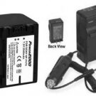 NP-FV70 NPFV70 Battery + Charger for Sony DCR-SR58 HXR-NX70U HXR-NX70P HXR-NX70