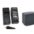 CGA-D54S Battery + Charger for Panasonic AG-AC90P AG-AC90PJ AG-AC90PX AG-AC90EN