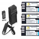 3X D-LI109 Batteries + Charger for Pentax SLR K-R K-50 K50 K-30 K-S1 KS1 K-500