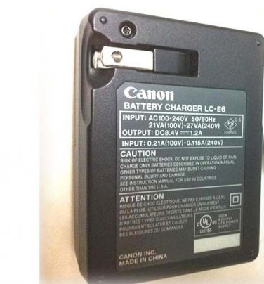 Genuine LC-E6 Canon Charger for EOS 5D Mark II 2, EOS 5D Mark III 3, SLR Cameras